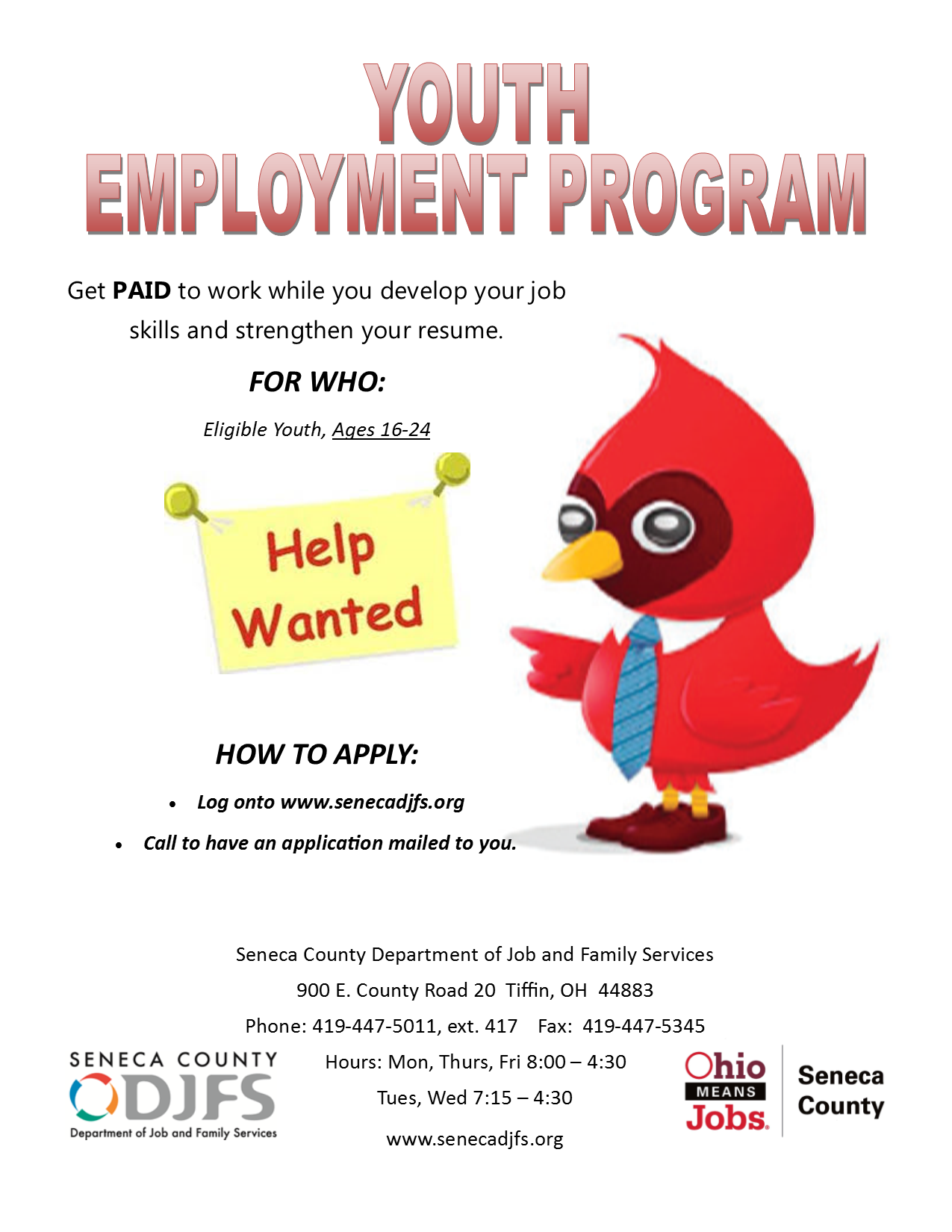 Youth Employment SCDJFS